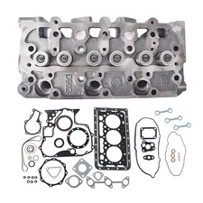 Complete Cylinder Head With Valves & Full Gasket Kit For Kubota RTV900 D902 NEW