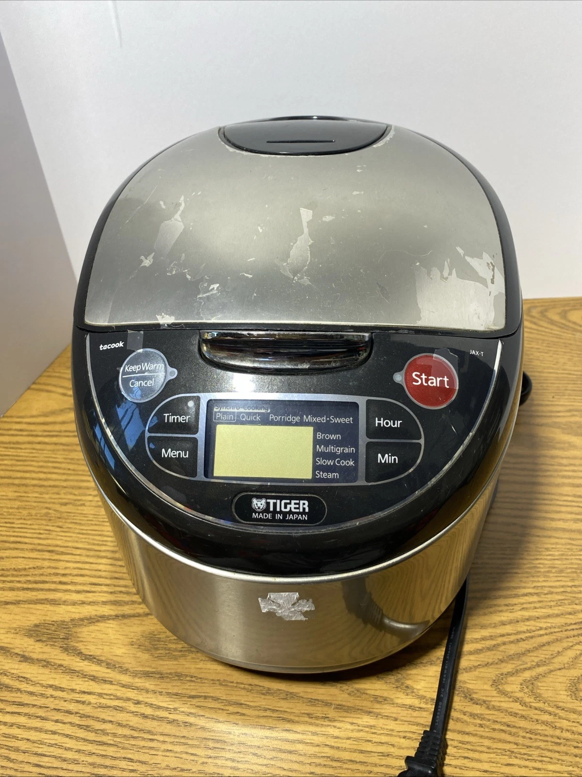 Tiger JAX-T18U 918W Stainless Steel Rice Cooker