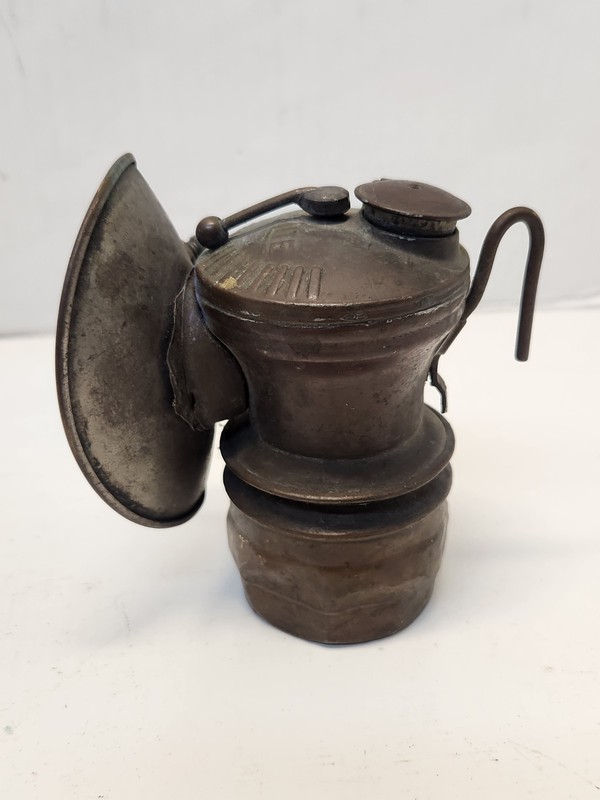 Auto-Lite Coal Miner Carbide Light Universal Lamp Co Springfield Illinois 