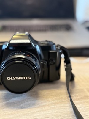 Olympus OM-101 Power Focus + Olympus AF 50mm f/1.8 Lens - Very Good Condition
