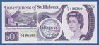 SAINT HELENA -- 50 PENCE ND ( 1979 ) -- UNC -- V/1 -- SIGNATURE 2 -- PICK 5a .