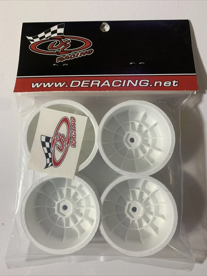 DE Racing Speedline Buggy Ruedas Delanteras Blanco DER-SB4-AFW NUEVO Foto 3 de 3
