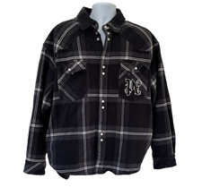 Palm Angels Checked Flannel Shirt Size 54 XL ...