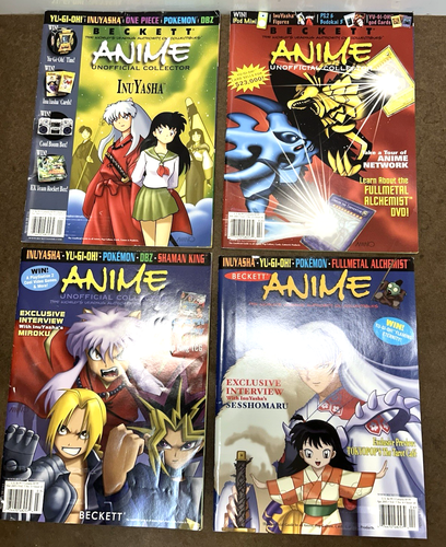 Beckett Anime Sammler Magazin Lot Jan Feb Mär Apr 2005