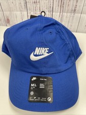 NWT Size M/L Nike Club Cap Futura Adjustable Strap Blue FB5368-480 Dad Hat Men's