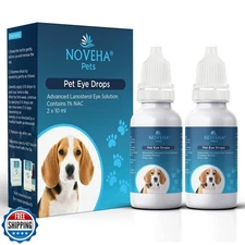 NOVEHA Pet Drops | Advanced Lanosterol Solution + NAC (2 x 10 mL)
