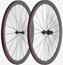 38mm Road Carbon Wheelset Tubeless Clincher Carbon Bicycle Wheels For 700C HG