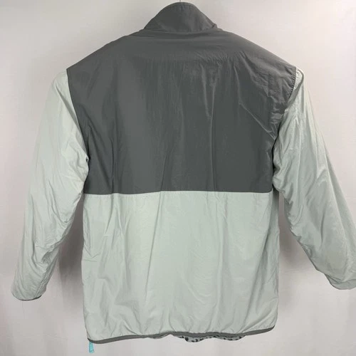 Chubbies Bear Hug Reversible 1/4 Zip Pullover Jacket Mens XL Gray Nylon Fleece image 8
