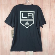 47 Brand Mens T-Shirt Sz Large Black Los Ange...