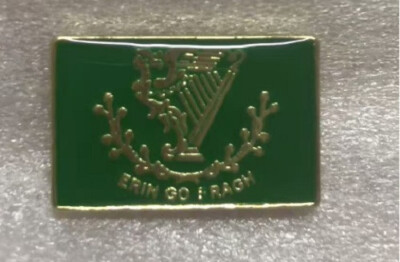 ERIN GO BRAGH IRISH BRIGADE IRELAND BIKE MOTORCYCLE LAPEL PIN