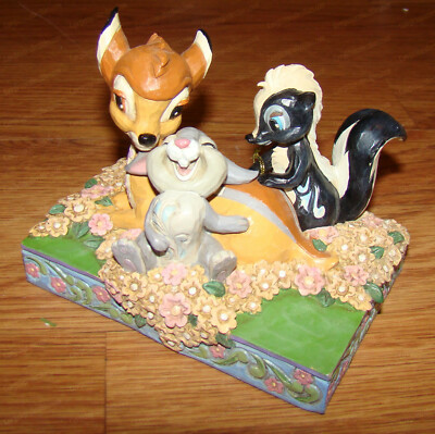 Childhood Friends (Disney Traditions, Jim Shore 6008318) Bambi