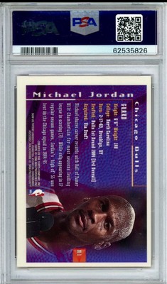 ✨1995-96 TOPPS FINEST?✨(MYSTERY) MICHAEL JORDAN?#M1 PSA 6 HOF 