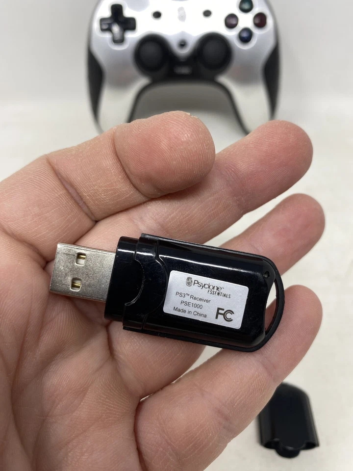 Controlador inalámbrico con receptor Psyclone PSE1000 PS3 PlayStation 3 Foto 4 de 4