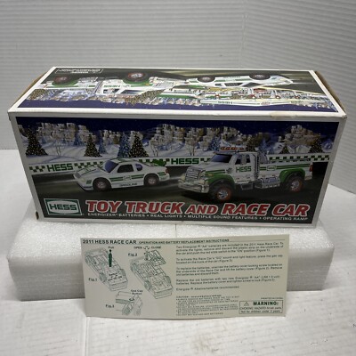 Hess 2011 Toy Truck and Race Car | eBay