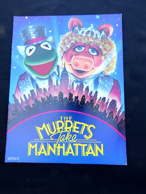 Muppets Take Manhattan Souvenir Program 1984 Musical Comedy Frank