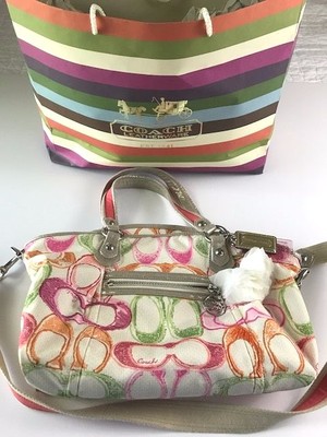 Coach Poppy Dream C Glam Tote Bag Collectible Hard to Find 16697