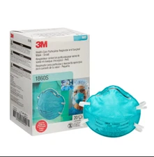 3M 1860S N95 NIOSH SMALL Face Mask Particulate Respirator 20/box
