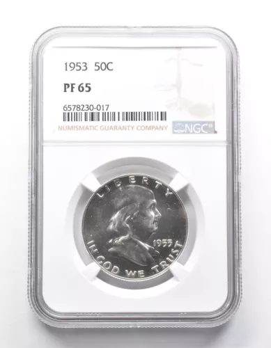PF65 1953 Franklin Half Dollar NGC *9946