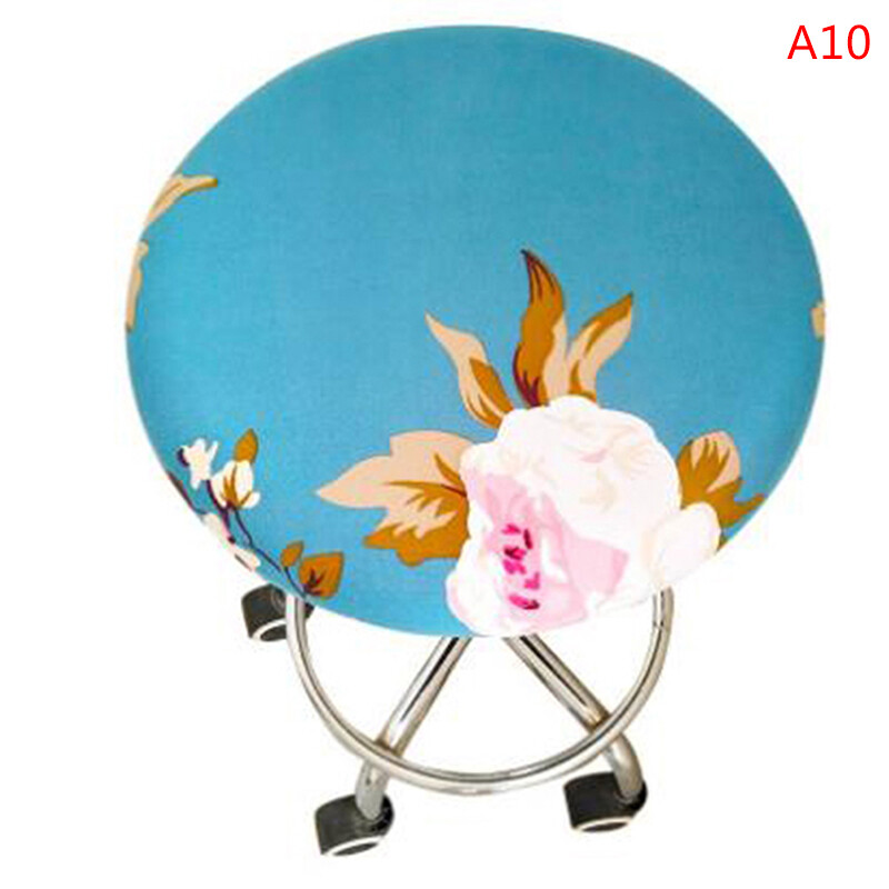 Round Chair Cover Bar Stool Cover Elastic Seat Cover Home Chair Slipcover CA*x* eBay
