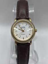 Georges Marciano 1988 Guess Inc Women's Quartz Watch Leather Band- New Battery