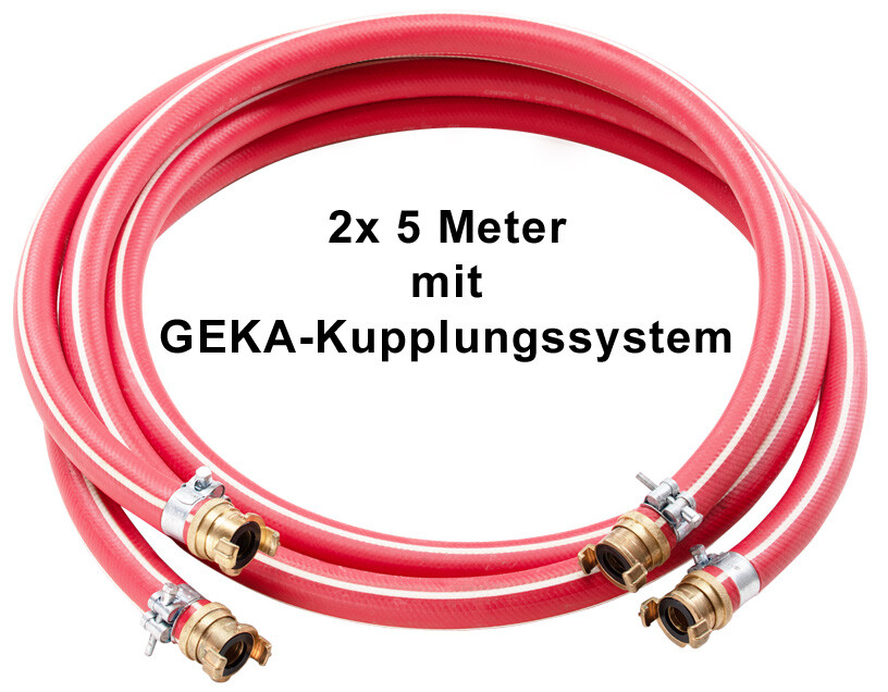 Bauschlauch mit B-Kupplung, 20 m