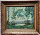ANTIQUE/Vintage painting, signed lower left  — photo 1