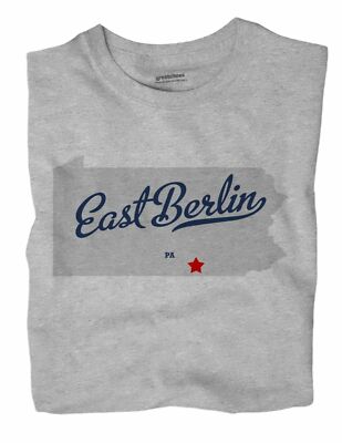 East Berlin Pennsylvania PA Penn T-Shirt MAP