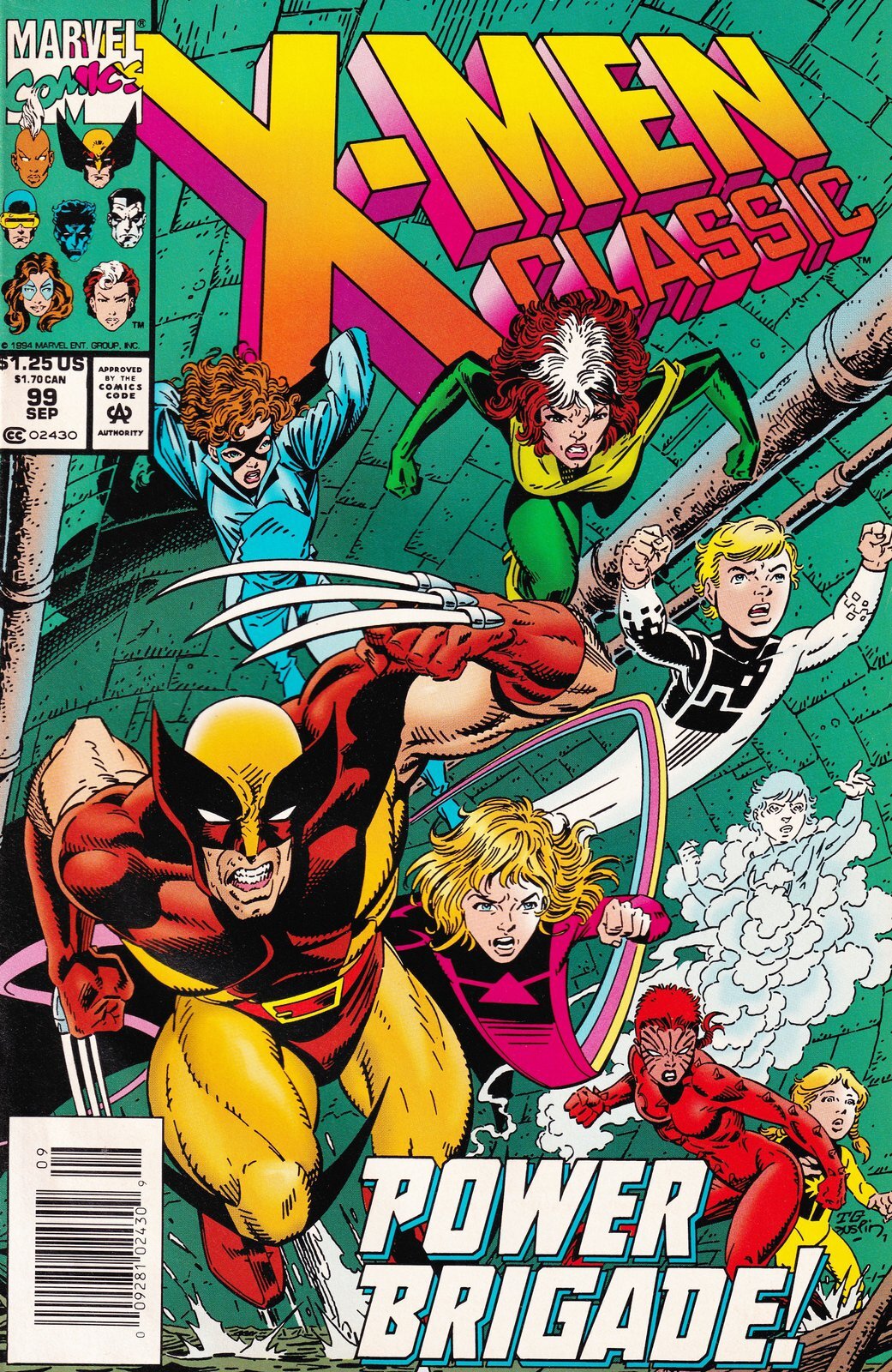 X-Men Classic #99 Newsstand Cover Marvel