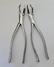 Extracting Forceps Set of 2 - 53L & 53R Surgical Dental Instruments German GR CE