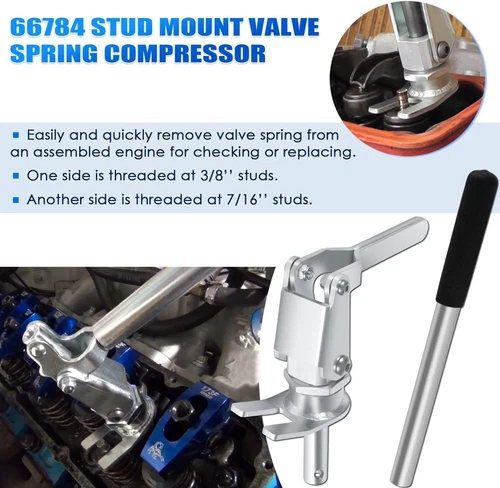 Valve Spring Compressor for 3/8" and 7/16" Stud Mount Rocker 66784 - Imagen 14 de 18