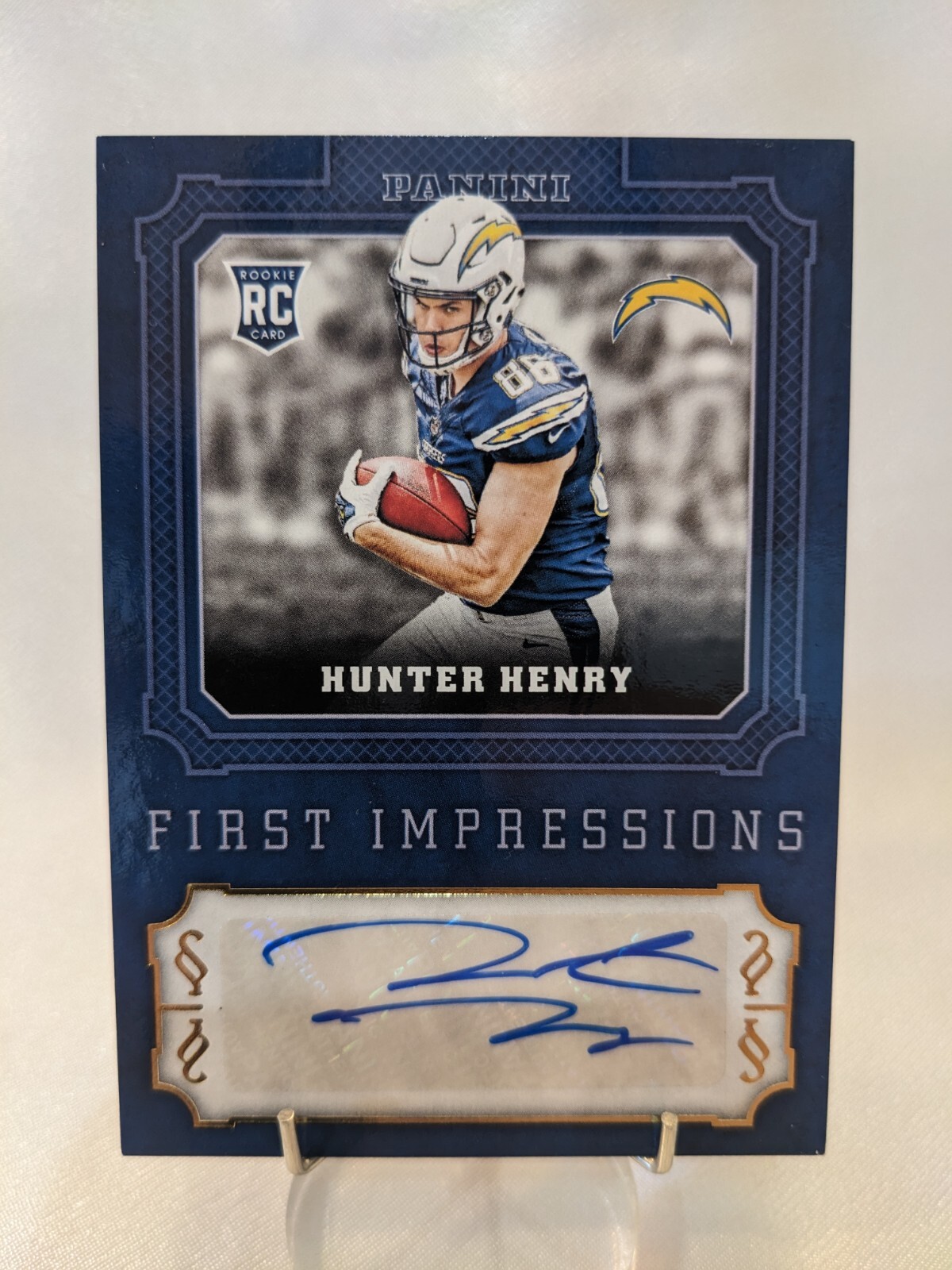 Hunter Henry Panini First Impressions Autographs #FIHH Base