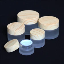 1/3/5/10pcs cosmetic container Glass Thick facial cream jar empty