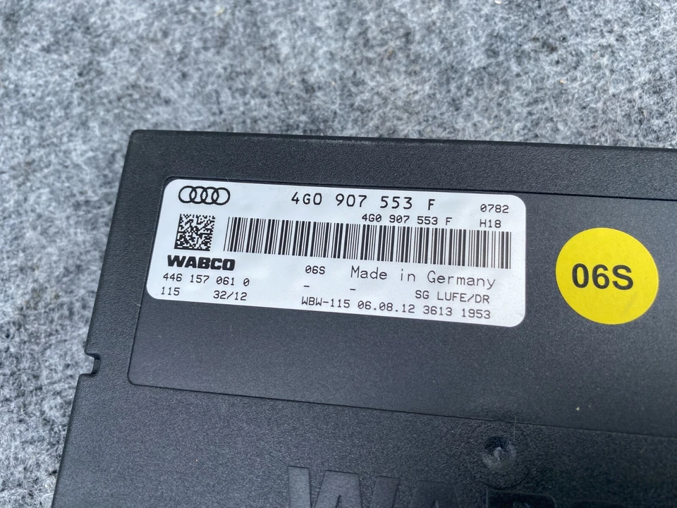 SELF LEVELING ADAPTIVE AIR SUSPENSION MODULE AUDI S6 A6 S7 C7 S8 OEM 13-17 - Image 3 of 4