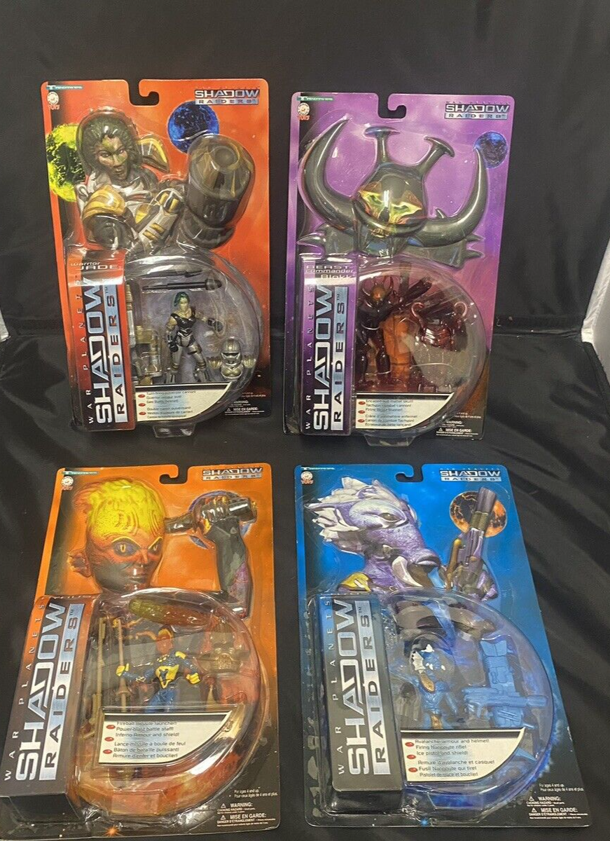 4 Piece War Planets Shadow Raiders Cryos Jade Blokk Pyrus Action