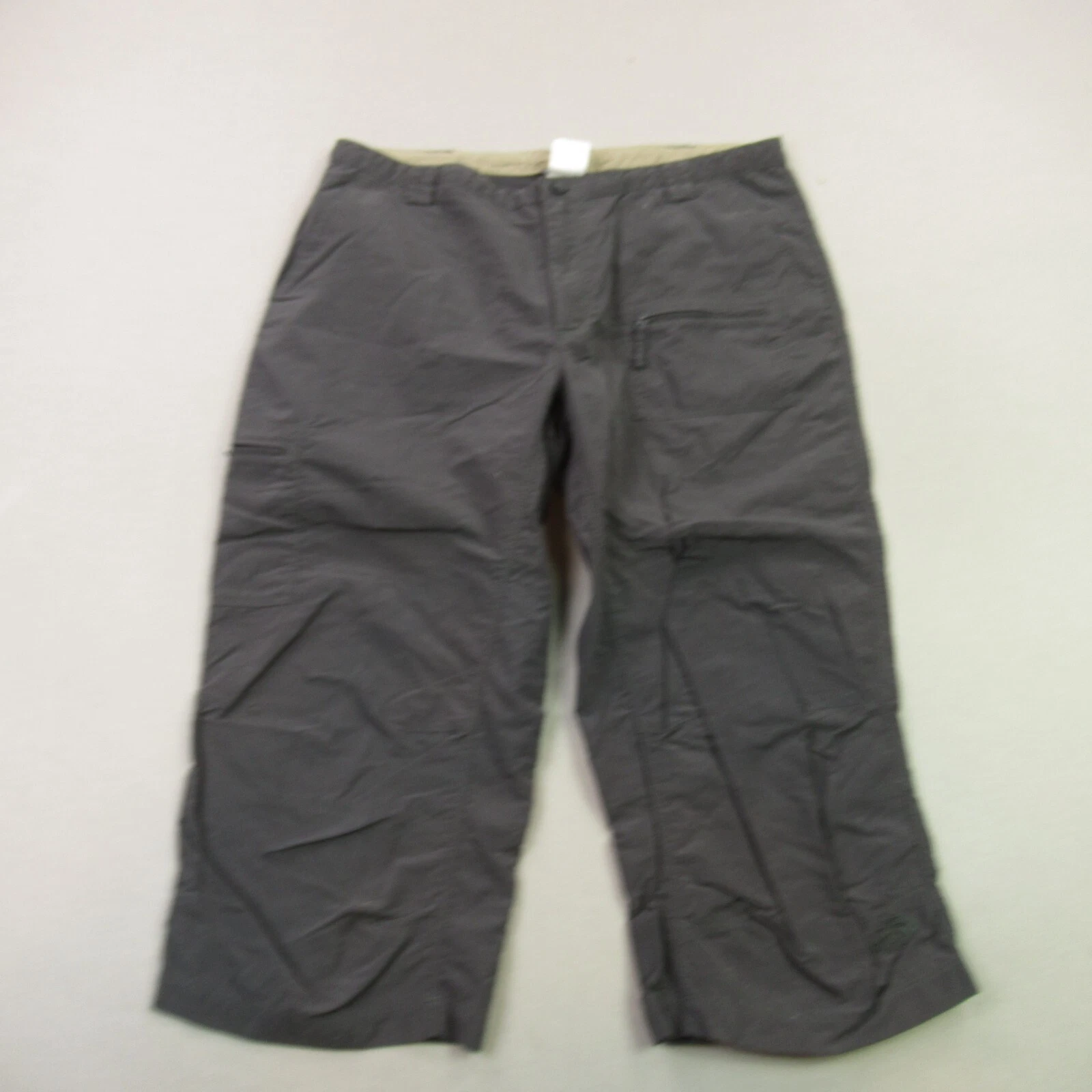 North Face Pants Women 12 Lightweight Outdoors Lightweight Capri Gray