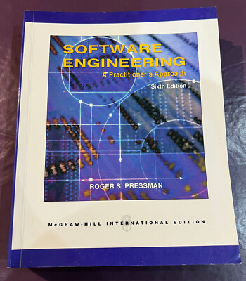 Software Engineering: A Practitioner's Approach by Roger Pressman (Paperback,...