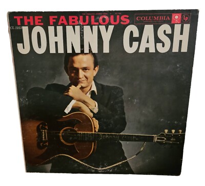 1958 The Fabulous Johnny Cash Columbia CL 1253 Vinyl Record