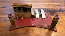 Vintage 1920s/1930s Marx Roadside Rest Stop Service Gas Station Tin Litho Toy