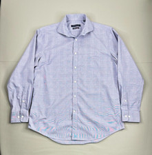 Tommy Hilfiger Button Down Shirt Mens 16 32/33 Th Flex Athletic Fit Long Sleeve