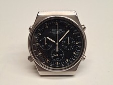 Seiko 7A28 701A Chrono Herrenuhr Chronograph Vintage Quarz 39mm
