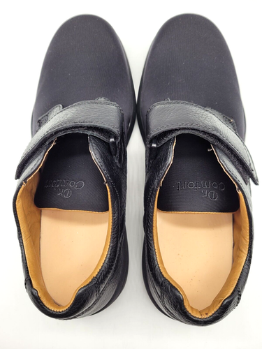 NEW Dr. Comfort Men's Black Brian Diabetic Casual Shoes Size 13W Wide 6410 Dress - Picture 4 of 9