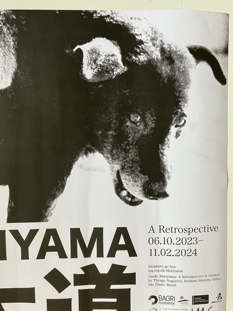 DAIDO MORIYAMA, 'STRAY DOG, 1971' official exhibition poster, 2023