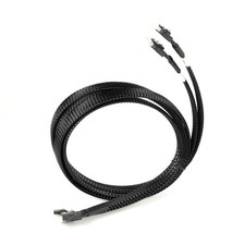 Slimline SAS SFF-8654 8I inclusive anti tilt plug-in 2X SFF-8654 4I server cable