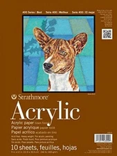  Strathmore 400 Series Acrylic Paper, Foldover Pad, 12x12 inches,  Kitchen