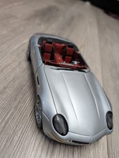 BMW Z8 Roadster Hot Wheels 1:18 Diecast Silver Red Interior