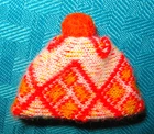VINTAGE BARBIE CLOTHES FOR SKIPPER # 3295 TURNABOUTS FASHION KNIT POM HAT RARE!