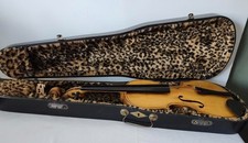 Vintage COPY OF ANTONIO STRADIVARIUS VIOLIN in Hard Case