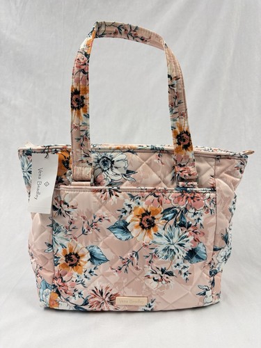 Vera Bradley Multi-Strap Shoulder Bag Purse Peach Blossom Bouquet New 26729