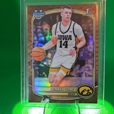 2025-26 Topps Bowman Basketball #90 Bennett Stirtz Reptilian Refractor 1st SP