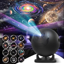Planetarium Projector for Bedroom, 12 Image Discs, Galaxy Projector Star Night L